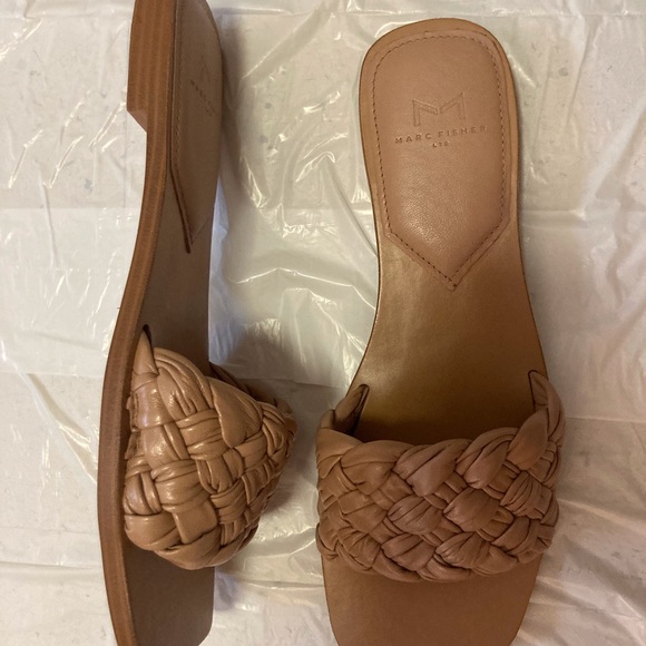 Marc Fisher Leather Sandals - Picture 3 of 7